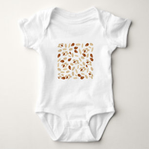 Body Para Bebé Patrón de cacahuetes