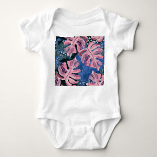 Body Para Bebé Patrón de grifo tropical acuático de verano