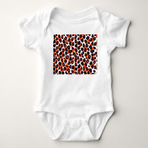 Body Para Bebé Patrón de leopardo colorido: Diseño sin foco.