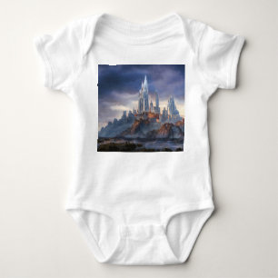 Body Para Bebé Patrón Ecléctico Floral, Vintage Tropical Seamless