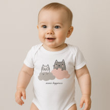 Patrón Lindo Gatito Nube