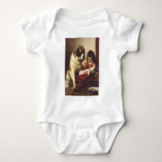 Body Para Bebé Paul Hermann Wagner: Mejores Amigos Arte Victorian