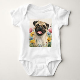Body Para Bebé Pawtected by Pug