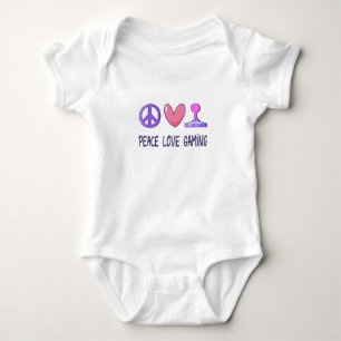 Body Para Bebé Paz Amor Juegos