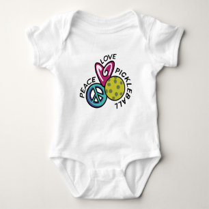 Body Para Bebé Paz amor Pickleball