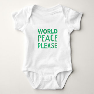 Body Para Bebé Paz de mundo por favor