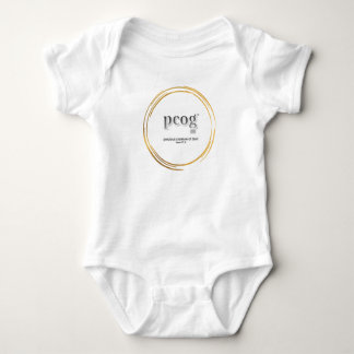 Body Para Bebé pcog baby bodysuit WHISPY GOLD CIR words+scripture