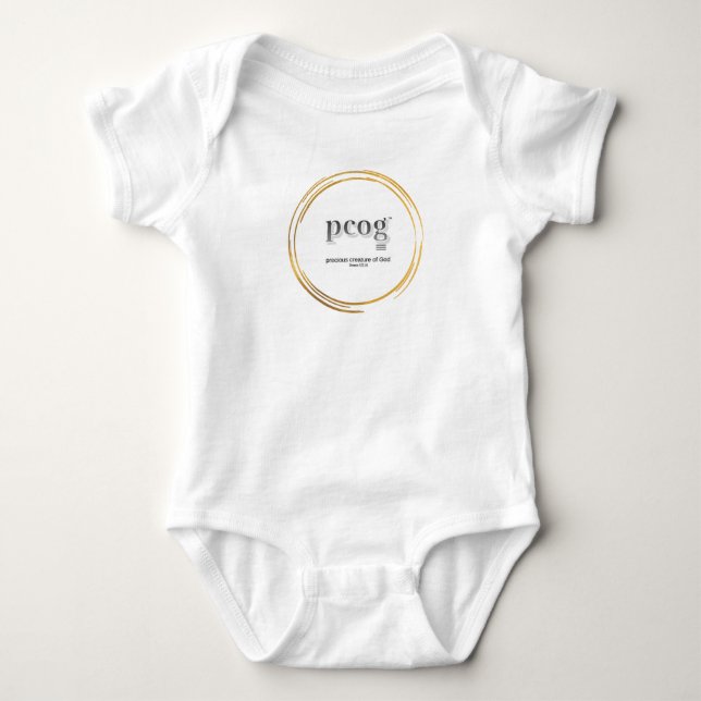 Body Para Bebé pcog bodysuit para bebé WHISPY GOLD CIR palabras+e (Anverso)