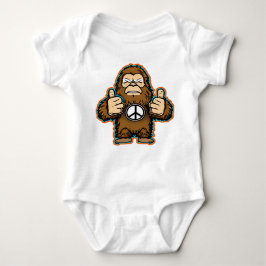 Body Para Bebé Peace Sasquatch T-Shirt