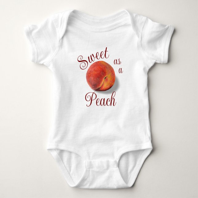 Body Para Bebé Peach Baby Bodysuit (Anverso)