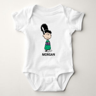 Body Para Bebé Peanuts Lucy Novia de Frankenstein Halloween