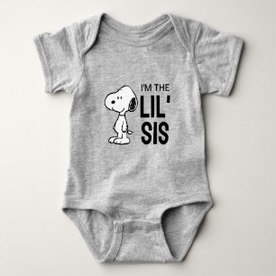 Body Para Bebé Peanuts Snoopy Soy la Hermana Menor