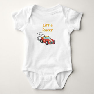 Body Para Bebé Pechito de coche de carreras Little Racer