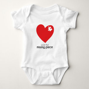 Body Para Bebé Pedazo que falta de mi corazón
