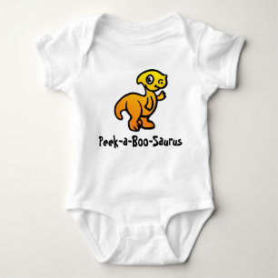 Body Para Bebé Peek-a-Boo-Saurus Dino Fun