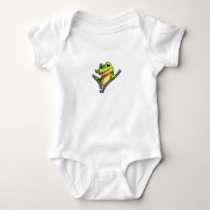 Body Para Bebé Peekaboo Croc Zipper Design