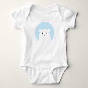Body Para Bebé Peekaboo Polar Bear Baby Bodysuit