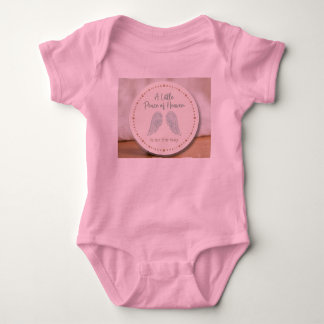 Body Para Bebé Pegatina de Favor de Baby Shower Alas de Ángel Boh