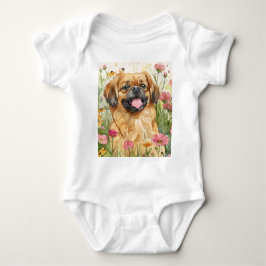 Body Para Bebé Pekingese Baby Bodysuit