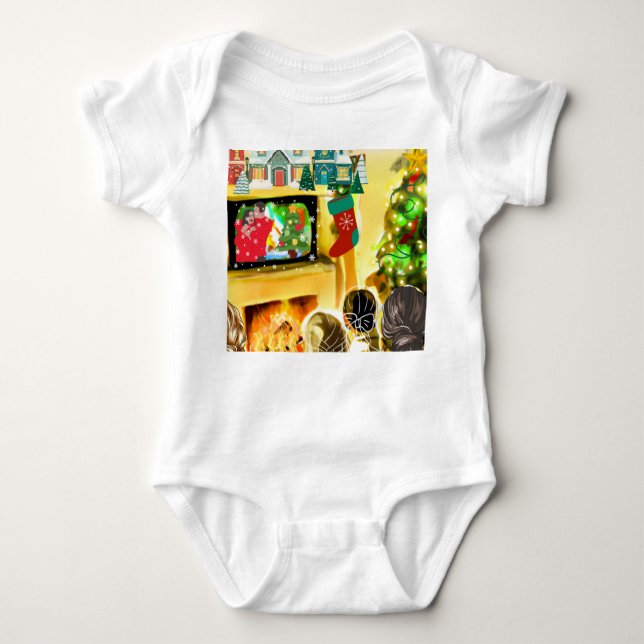 Body Para Bebé Películas de navidades (Anverso)