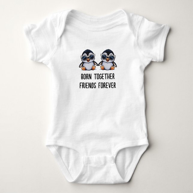 Body Para Bebé Penguin Baby Bodysuit (Anverso)