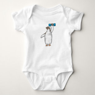 Body Para Bebé Penguin Fitness Dumbbell