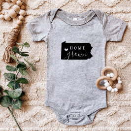 Body Para Bebé Pennsylvania Home Grown State Tee
