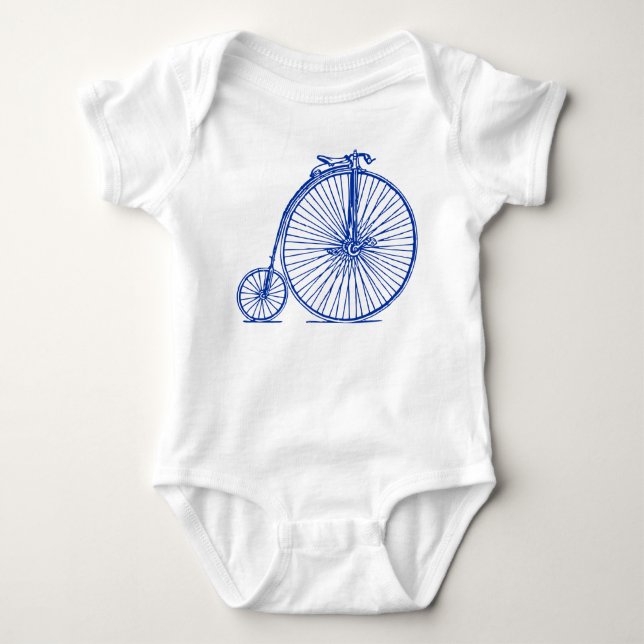Body Para Bebé Penny Farthing - Marina (Anverso)