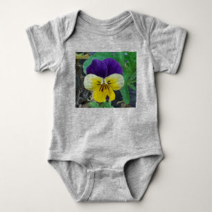 Body Para Bebé Pensamiento Amarillo y Morado