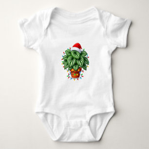 Body Para Bebé Peperomia Argyreia Sandía Navidad Fiesta