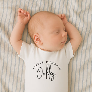 Body Para Bebé Pequeña Calabaza Halloween Unisex Baby Bodysuit