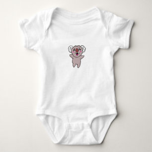 Body Para Bebé Pequeña camiseta de bebé koala feliz