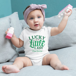 Body Para Bebé Pequeña Dama Afortunada Día de San Patricio Person