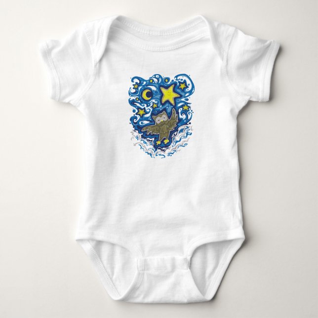 Body Para Bebé Pequeña estrella brillante (Anverso)