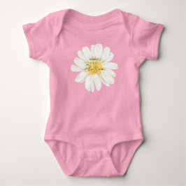 Body Para Bebé Pequeña Flor de Mamá Hermosa Margarita Rosa