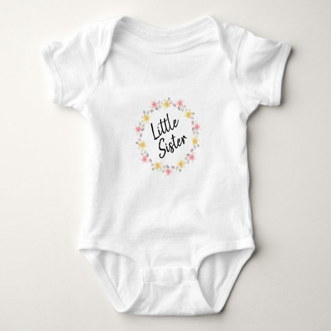 Body Para Bebé Pequeña hermana (Anverso)