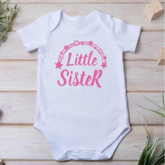 Body Para Bebé Pequeña hermana bebé (Little Sister Baby Outfit)