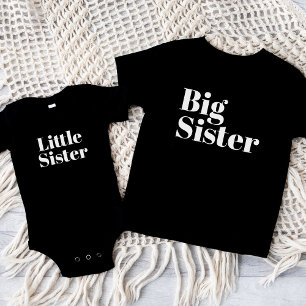 Body Para Bebé Pequeña hermana Familia de hermanos coincidentes