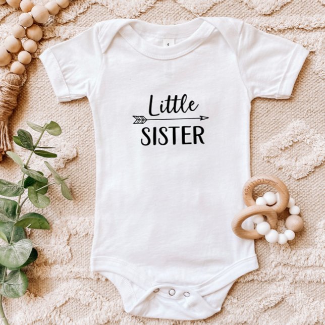 Body Para Bebé Pequeña hermana | Familia de hermanos coincidentes (Subido por el creador)
