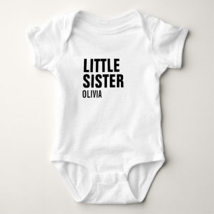 Body Para Bebé Pequeña hermana Personalizado Baby Bodysuit