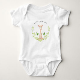 Body Para Bebé Pequeña jirafa personalizada Baby Bodysuit