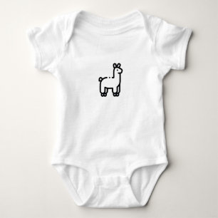 Body Para Bebé Pequeña Llama