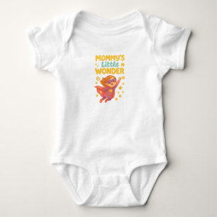 Body Para Bebé Pequeña maravilla de mamá: diseño de Chica de supe