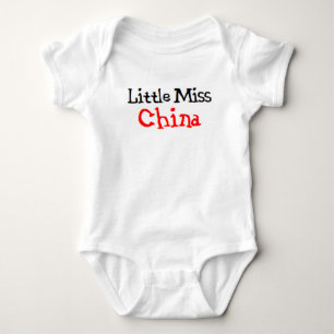 Body Para Bebé pequeña miss china