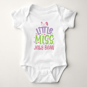 Body Para Bebé Pequeña Miss Jelly Bean/Pascua