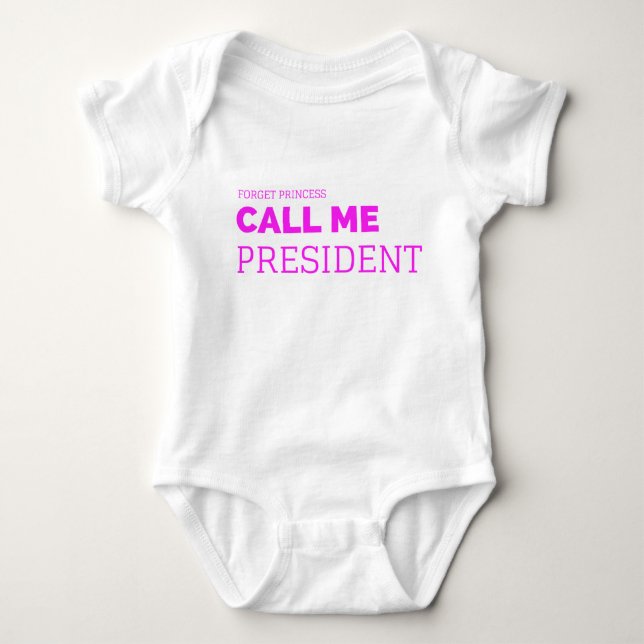 Body Para Bebé Pequeña Presidenta (Anverso)