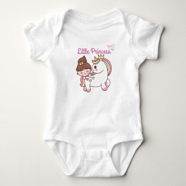 Body Para Bebé Pequeña princesa  (Anverso)