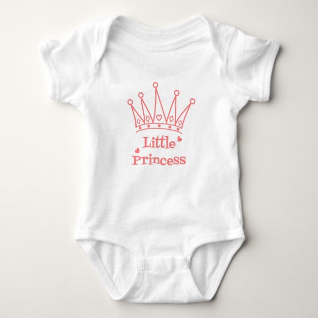 Body Para Bebé Pequeña Princesa Baby Grow – Dulzura Real (Anverso)