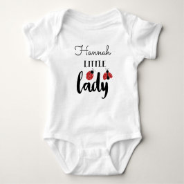 Body Para Bebé Pequeña Señora | Cute Ladybugs Personalizado