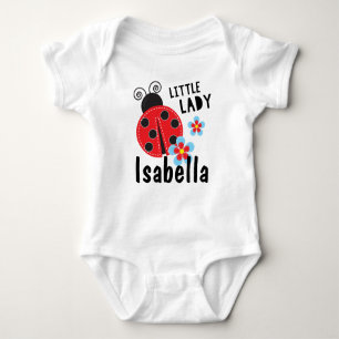 Body Para Bebé Pequeña señora personalizada LadyBug